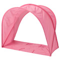 SUFFLETT Bed tent, pink, 70/80/90