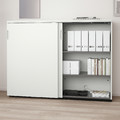 GALANT Cabinet with sliding doors, white, 160x120 cm