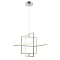 GoodHome Pendant Lamp LED Kohmani 50cm 1700lm, chrome