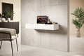 Wall-Mounted Desk Nicole, white/matt white