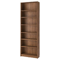 BILLY Bookcase with height extension unit, brown walnut effect, 80x28x237 cm