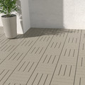 RUNNEN Decking, outdoor, beige, 0.81 m²