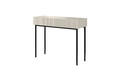 Modern Console Table Dresser Dressing Table Nicole, cashmere, black legs