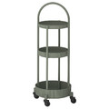 JUTTERSBO Trolley, grey-green, 36x36 cm