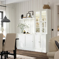 HAVSTA Storage combination w sliding doors, white, 202x47x212 cm