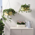 ÅKERBÄR Hanging planter, in/outdoor yellow, 27 cm