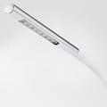 HÅRTE LED work lamp, white/silver-colour