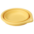 PEPPRIG Wash tub, foldable/yellow, 27 cm