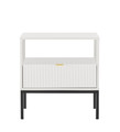 Nightstand Bedside Table Lamello, white