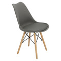 Dining Chair Norden DSW PP, dark grey