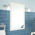 GoodHome Bathroom Mirror Perma 100 x 70 cm, white frame