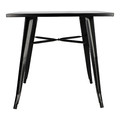 Dining Table Paris 80x80 cm, black