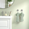 GULVIAL Washcloth, pale grey-green, 30x30 cm