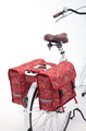 Newlooxs Bicycle Bag Forest Fiori Double, red