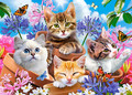 Castorland Children's Puzzle Kittens in Flowers 120pcs 6+