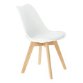 Dining Chair Norden Cross PP, white