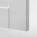 KNOXHULT Corner kitchen, grey, 183x122x91 cm