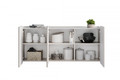 Wall-mounted Cabinet Malmi 150 cm, cashmere, crema bianca, gold