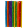 Wooden Sticks Colored 10pcs
