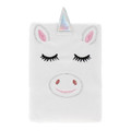 Plush Notebook Diary Unicorn