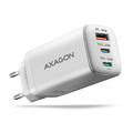 AXAGON Wall Charger EU Plug ACU-DPQ65W GaN 3xport 65W, white