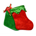 Mini Christmas Stocking, 1 pair, assorted colours/patterns