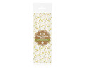 Paper Drinking Straws 12pcs, gold stars