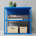 PLATSA Open shelving unit, blue, 60x40x60 cm