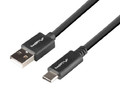 Lanberg Cable USB-C to USB-A 1.8m, black