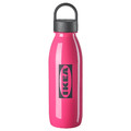 AURTIENDE Water bottle, pink, 0.5 l