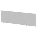 SIDORNA Partition wall, grey, 480x150 cm