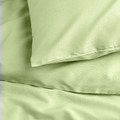 PILTANDVINGE Duvet cover and pillowcase, light green, 150x200/50x60 cm