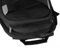 School Teen Backpack + Skateboard Holder, black