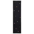 MÄVINN Bed runner, dotted black, 45x180 cm