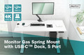 Digitus Monitor Gas Spring Mount with USB-C Dock 15-30" DA-90405