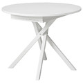 GRANSTORP Extendable table, white, 90/120x90 cm