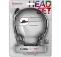 Defender Headset for PC Aura 102, black, cable 1.8 m