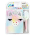 Gift Set Plush Notebook & Ballpen Unicorn