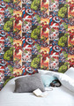 GoodHome Fleece Wallpaper Marvel Heima, multicolour