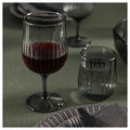 HÖSTAGILLE Wine glass, grey, 45 cl