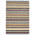 ELLJUSSPÅR Rug, low pile, multicolour/striped handmade, 170x240 cm