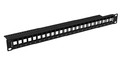 Lanberg Patch Panel 24-ports 1U 19", black