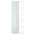 ENHET Storage combination, white/pale grey-green, 60x32x180 cm