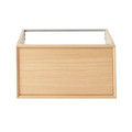 GoodHome Basin Cabinet with Drawer Avela 60 cm, oak effect