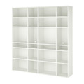 VIHALS Shelving combination, white, 190x37x200 cm