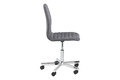 Office Chair Amanda, grey/chrome