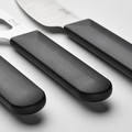 SKÄRLÅNGA Cheese knife set of 3, stainless steel/black