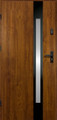 External Door O.K. Doors Temida Black P55 90, left, gold oak