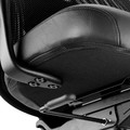 JÄRVFJÄLLET Office chair with armrests, Glose black, 68x68 cm