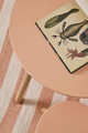 Kid's Concept Stool and table set, apricot